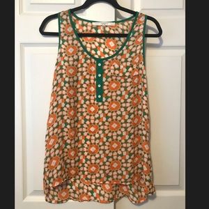 Fun2Fun Retro Mod Print Tank Blouse